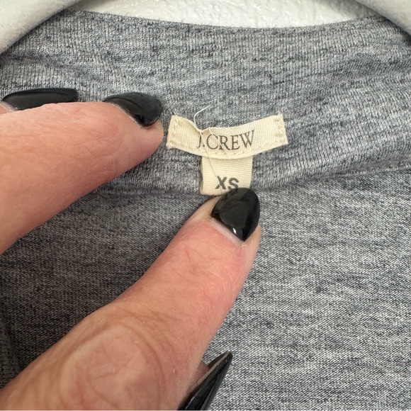 2 FOR $20 J Crew Gray Zip Up Vest Top Draped Sleeveless Size XS - Picture 5 of 10